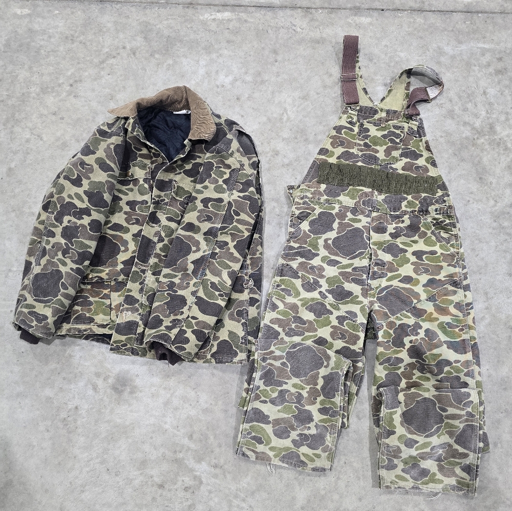 Carhartt Duck Camo Bibs And Coat